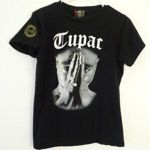 Cross Colors Tupac Shakur T-Shirt Men's Black Small
